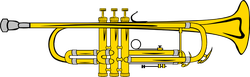 trumpet b flat colour ganso