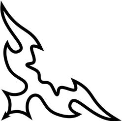 left bottom corner trib 