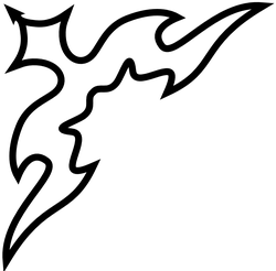 left top corner tribal b 