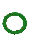 wreath of evergreen with red berries 01