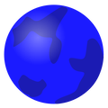 svg globe blue