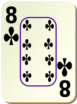 bordered c 8