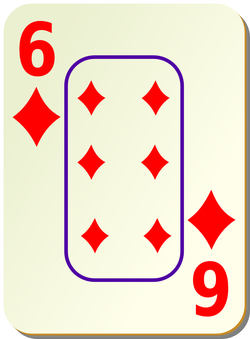 bordered d 6