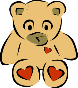 stylized teddy bear wit 02