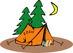 camper sleeping ganson