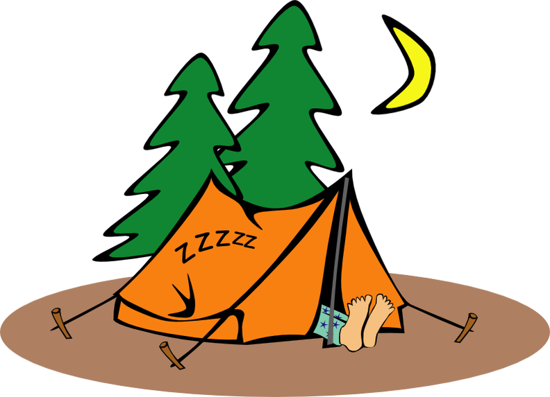 camper sleeping ganson