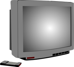 televisore telecomando a 01