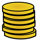 gold coins in a stack jo 01