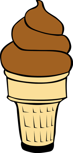 cone soft chocolate