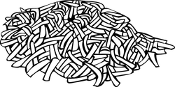 hash browns bw