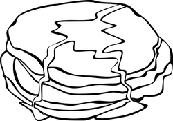 pancakes bw