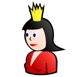 card figure queen nic r