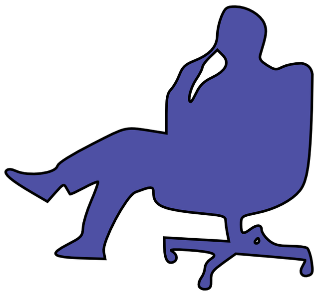 man in chair - thinking 01