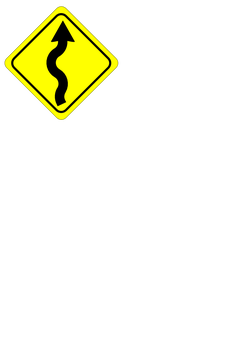 curvy road ahead sign 01