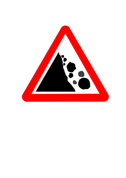 falling rocks
