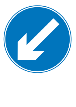 keep left