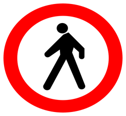 no entrance sign martin  01