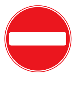 no entry