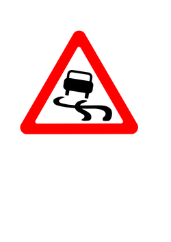slippery
