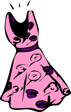 vestito rosa