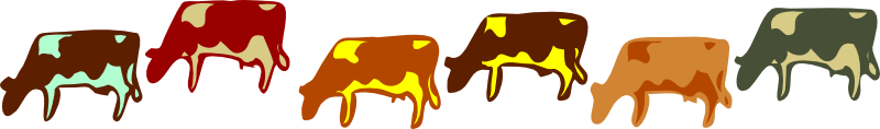 striscia mucche
